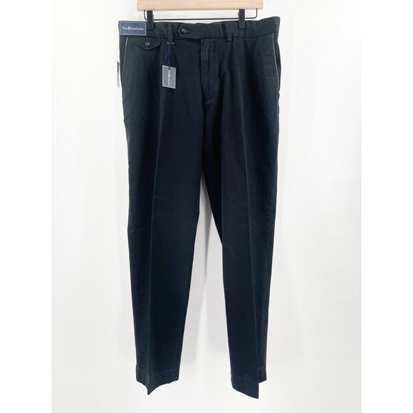 POLO RALPH LAUREN Pants Mens Size 36x32 Fox Fields Twill NWT 100% Cotton Trim